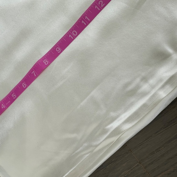 Reformation OREN White Ivory Strapless Maxi Dress Wedding Scarf MEDIUM w/ tags - Picture 10 of 10